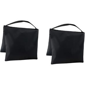 1 Double Zipper Sandbags Support Tripod Stand Weight Sandbags Photo Sandbags Saddlebag Fixation Sandbags Balanced Sandbags Lamp Holder Sandbags Oxford Cloth Black