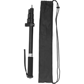 Telescopic Aluminum Alloy Centering Pole Measuring Mapping Monopod GPS RTK Rod 1.5m GPS RTK Rod with Bag for Groundwork Measurement