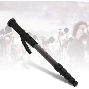 Monopod Camera Stand, Carbon Fiber Monopod with Storage Bag 5-10kg 5 Sections Carbon Fiber Portable Outdoor Telescopic Monopod for DSLR Camera, Generickvg5fbwutz