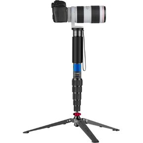 Carbon Fiber Camera Monopod, 6 Section Telescopic Camera Monopod, Anti Slip, Quick to Use with Soft Foam Handle for DSLR Photography, Live Streaming
