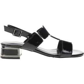 VANELi Womens Hatty T-Strap Casual Sandals Casual Low Heel 1-2" - Black