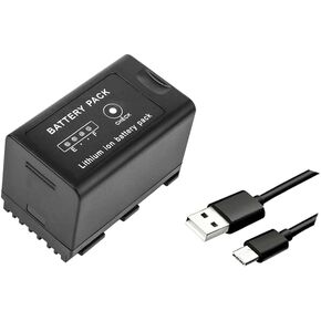 Synergy Digital Accessory Kit, Compatible with Canon XF605 Camcorder Includes: EM-USB-TYPEC-3B USB Cable, SDCAM-L8849 Battery