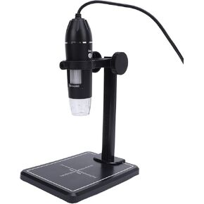 المجهر الرقمي مع الحامل 8 مصابيح LED قابلة للتعديل 1600x التكبير USB المجهر الرقمي لهاتف الكمبيوتر الشخصي