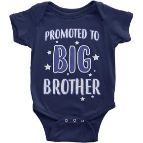 Threadrock Baby Boys' Promoted to Big Brother Infant Bodysuit