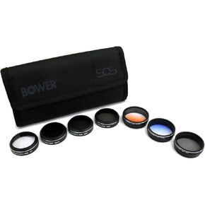 Bower Phantom 4 7pc UV, CPL, ND4, ND8, ND16, GRBL, GROR Filter Kit | Elevate Your Drone Photography with Bower Sky Capture Series Phantom 4 Pro Lens Filters with 4K HD Optics Technology