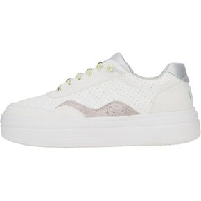 Heydude Hudson Lift Sport Shimmer Whisper Pink/White/Rose Gold Size 5 ، أحذية نسائية ، أحذية رياضية غير رسمية للسيدات ، مريحة وخفيفة الوزن