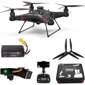 4K Camera Fishing Drone with Auto Drop Bait Release, 33mins GPS Drones 3KG Payload Waterproof Drone for Adults Fisherman (standard+extra battery propellers)