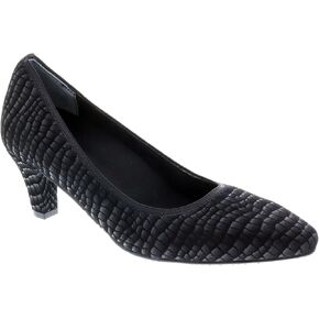 Ros Hommerson Womens Karat Classic Patterned Leather Cushioned Dress Pumps - 2 inch Heel