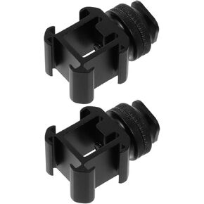 2sets Hot Shoe Base Kit Camera Accessories Mount for Microphones Fill Lights and Flash and Portable Photography Supplies
