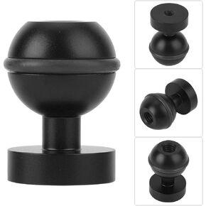 aqxreight Base MountHot Shoe MountMetal Diving Light Bracket Action Camera Base Hot Shoe Mount 4 Screw Hole MountHot M MountBall Hot Mount (Black)