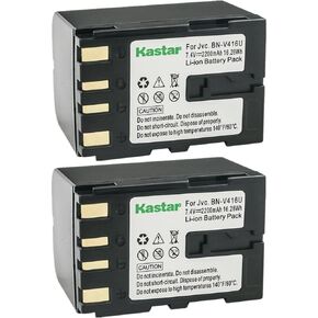 Kastar BN-V416 Battery 1-Pack Replacement for JVC GR-D72, GR-D72US, GR-D73, GR-D73US, GR-D74, GR-D74US, GR-D90, GR-D90U, GR-D90US, GR-D91, GR-D91US, GR-D92, GR-D93, GR-D93US, GR-D94 Camera