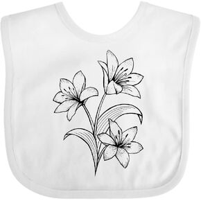 inktastic Lily Baby Bib