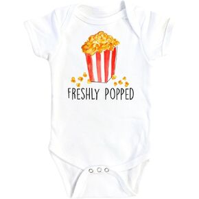 Popcorn Movie - Baby Boy Girl Clothes Infant Bodysuit Funny Cute Newborn 1A