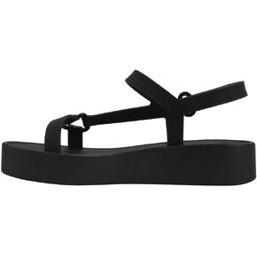 Melissa Sun Downtown Platform Sandals - Sandals Fashion for Women - Sundals Sundals - Beach to Dinner Style - Bubblegum Scuedd Sole