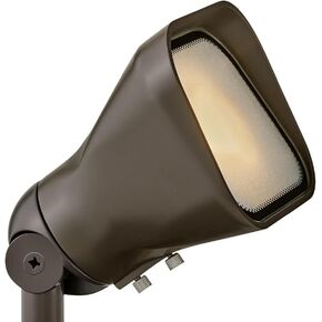 Hinkley Hardy Island MR16 LED 4W Accent Flood Light - جهد منخفض ، عدسة متجمدة ، نحاس مصبوب ، مصباح LED مشمل - إنهاء البرونز غير اللامع