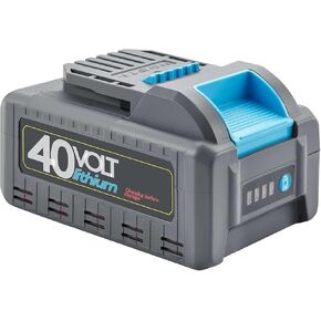 RB Tools EB40 40V 4Ah Lithium-Ion Battery | Universal Power for Lawn Mower, Trimmer, Chainsaw & More | LED Charge Indicator, Fast Charging, BMS Protection