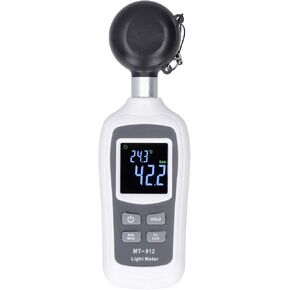 MT - 912 Luminance Meter, Plastic Handheld Digital Light Meter, Luxmeter Luminometer, LCD Mini Luxmeter for Factories Families Hotels