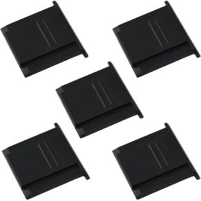 5PCS Camera Hot Shoe Cover ABS Plastic SLR Flash Hot Shoe Protective Cover Shield Hot Shoe Contacts Camera Dustproof Damage Protective Cover for Photographic Equipment Accessories