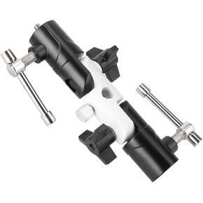 1Pc Adjustable Section Aluminum Flashlight Holder with Independent U Shape Design Lightweight and Versatile Light Stand for Photography Compatible with Various Equipment