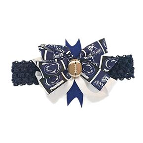 Penn State Baby Girl Boutique Bow Crocheted Headband
