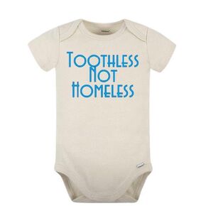 Real Housewives Baby Onesie (3-6M, Cream/Black Writing)