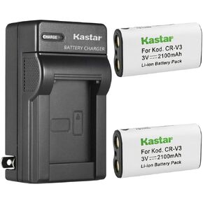 Kastar CR-V3 AC Wall Battery Charger Replacement for Kodak CR-V3, CR-V3P, CRV-3, CRV3L, CR-V3L, DLCRV3, DLCR-V3, DLCRV3B, ELCRV3, KCR-V3, KCRV3, KCRV3-1, KITCRV3, PRCR-V3, PRCR-V3R