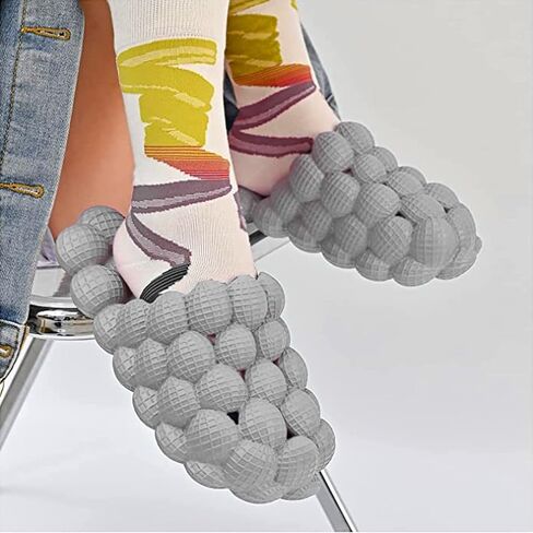 Afellicy Massage Bubble Slides for Women and Men,Funny Golf Spa Slippers Indoor and Outdoor Non-Slip Bath Shower Shoes Bedroom House Gym Basketball Slides Pillow Sandals Breathe Slipper in Saudi Arabia