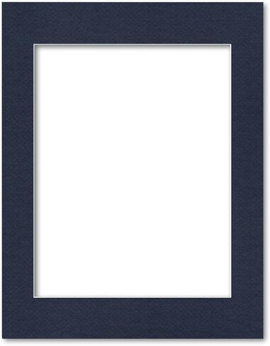 14x18 Matting for 11x14 Photograph or Artwork 4-Ply Bevel Cut Acid Free Matboard for picture framing (Black) in Saudi Arabia