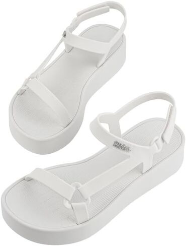 Melissa Sun Downtown Platform Sandals - Sandals Fashion for Women - Sundals Sundals - Beach to Dinner Style - Bubblegum Scuedd Sole in Kuwait