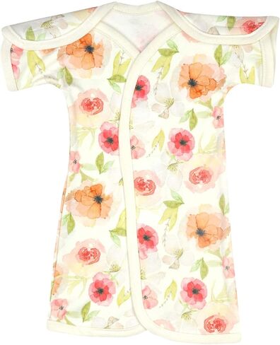Boy's & Girl's Open-Shoulder Short-Sleeve Ultra Soft NICU Gown - NICU Friendly - Micro (1-2.5lbs) in Kuwait