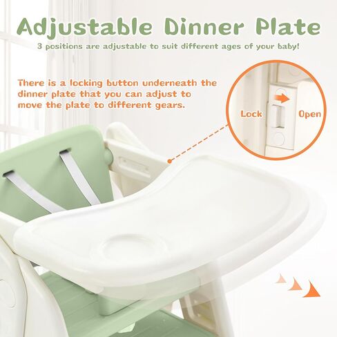 4-في 1 براز القابل للتحويل ، البراز خطوة ، برج طفل قابل للتعديل ، برج قائم بطي قابل للطي مع سور أمان صينية طعام قابلة للإزالة ، براز خطوة للمطبخ للوعة الحمام عداد المطبخ (الكاكي) in Kuwait