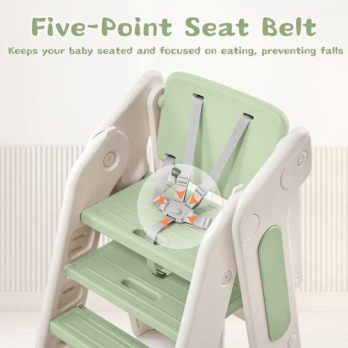 4-في 1 براز القابل للتحويل ، البراز خطوة ، برج طفل قابل للتعديل ، برج قائم بطي قابل للطي مع سور أمان صينية طعام قابلة للإزالة ، براز خطوة للمطبخ للوعة الحمام عداد المطبخ (الكاكي) in Kuwait