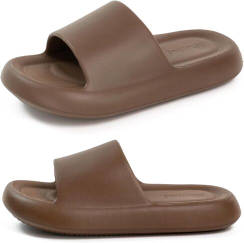 New Cloud Slides for Women and Men - Non-Slip Thick Sole Pillow Slippers, Soft, Comfy, Relax Shower Sandals, Easy to Clean, Indoor and Outdoor Shoes in Saudi Arabia