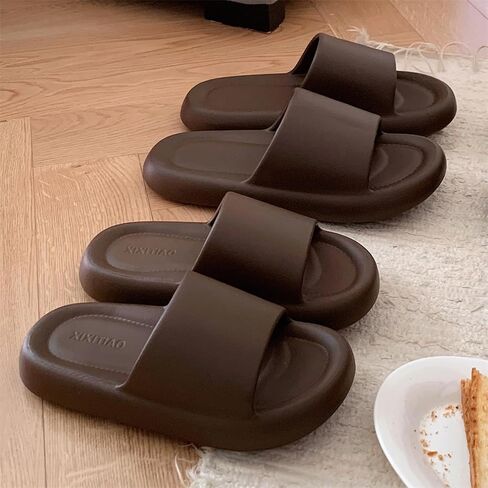 New Cloud Slides for Women and Men - Non-Slip Thick Sole Pillow Slippers, Soft, Comfy, Relax Shower Sandals, Easy to Clean, Indoor and Outdoor Shoes in Saudi Arabia