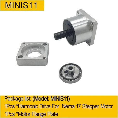 Mini Harmonic Drive Stepper Motor Kit Joint,Rotating Platform,Cam Divider,4 axis,Motor(MINIS8-35step-0.22Nm,50 to 1) in Saudi Arabia