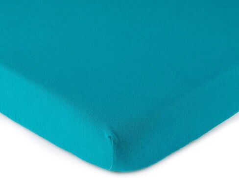 SheetWorld 100% Cotton Jersey Fitted Crib Toddler Sheet 28 x 52, Burgundy, Made in USA in Saudi Arabia