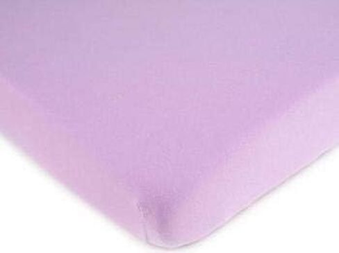 SheetWorld 100% Cotton Jersey Fitted Crib Toddler Sheet 28 x 52, Burgundy, Made in USA in Saudi Arabia