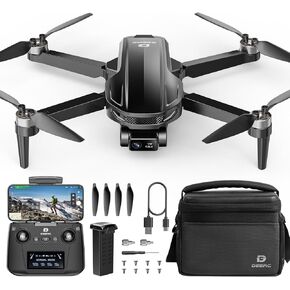 DEERC Drones with Camera for Adults 4K