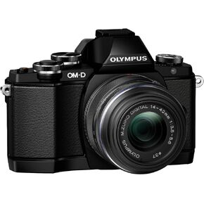 OM SYSTEM OLYMPUS OM-D E-M10 Mirrorless Digital Camera (Silver)- Body only