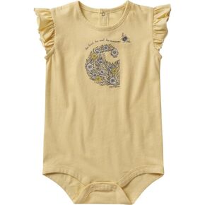 Carhartt Baby-Girls يوم قصير الأكمام على بدلة bodys