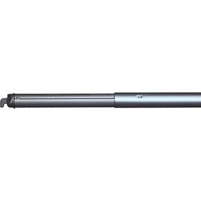P.D.O. 7 Ft. to 12 Ft. Adjustable Width Aluminum Drape Support Rod with Integrated Steel Hooks