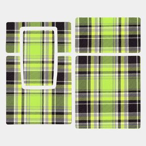 SX-70/SLR-680 Green Plaid Vegan Leather Camera Skins