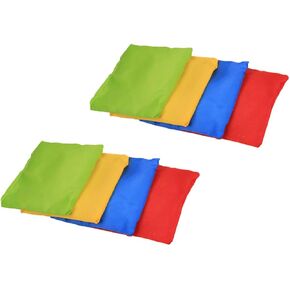 Kisangel 8 Pcs Boys and Girls Sandbags Outdoor Game Toys Multi- Enhance Hand-Eye Coordination for Boys and Girls Random