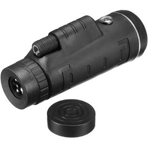 Portable Binoculars High Power 40x60 Monocular Telescope, Monocular Compact with BAK4 Prism Lens Monocular with Compass and Smartphone Adapter and Tripod