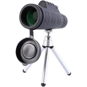 Portable Binoculars High Power Monocular 50x60 Monocular Telescope Hd Lens High ed Dual Adjusting Zoom Small Outdoor Phone Clip