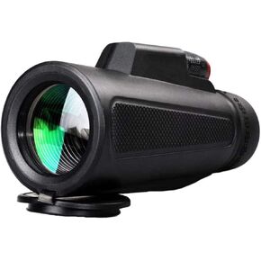 Portable Binoculars High Power 10x42 Monocular Telescope, Monocular Compact with Life Waterproof BAK4 Prism Lens Monocular with Smartphone Adapter for Bird Watching Concerts Sport Games
