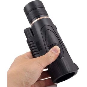 10-30x42 Monocular Telescope High Power Zoom Monocular Telescope Compact with HD BAK4 Prism FMC Lens Monocular with Smartphone Adapter and Tripod for Adults Kids Bird Watching