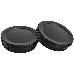 2 Pack Camera Body Cap and Rear Lens Cap Cover Dust Protection Compatible with Nikon Z50II Z50 Z30 Zf Z fc Zfc Z8 Z9 Z7 Z7II Z6 Z6II Z6III Z5 Mirrorless Camera and Z Mount Lenses
