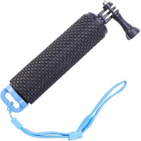 Dive Buoy Pole Floating Handheld Stick for Cameras Bright Orange Wrist Strap Dual Camera Floating Capability for Water Sports and Diving Activities