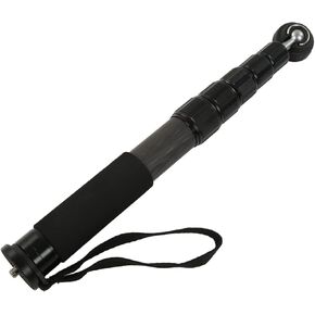 monopod الكاميرا ، monopod الألياف الكربونية ، القسم 6 محمول مكونة مونوبود سفر خفيفة الوزن ، قطر كبير 40 مم ، ارتفاع 167 سم الحد الأقصى